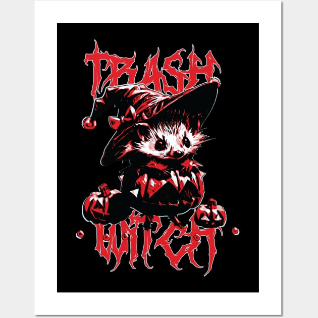 Trash Witch Possum Design Wall Art by Trendsdk